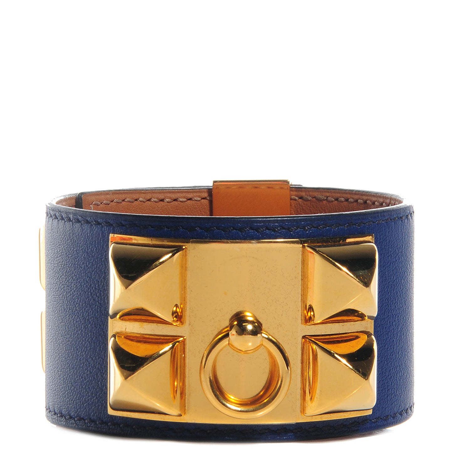Swift Collier de Chien CDC Bracelet Large Bleu Saphir