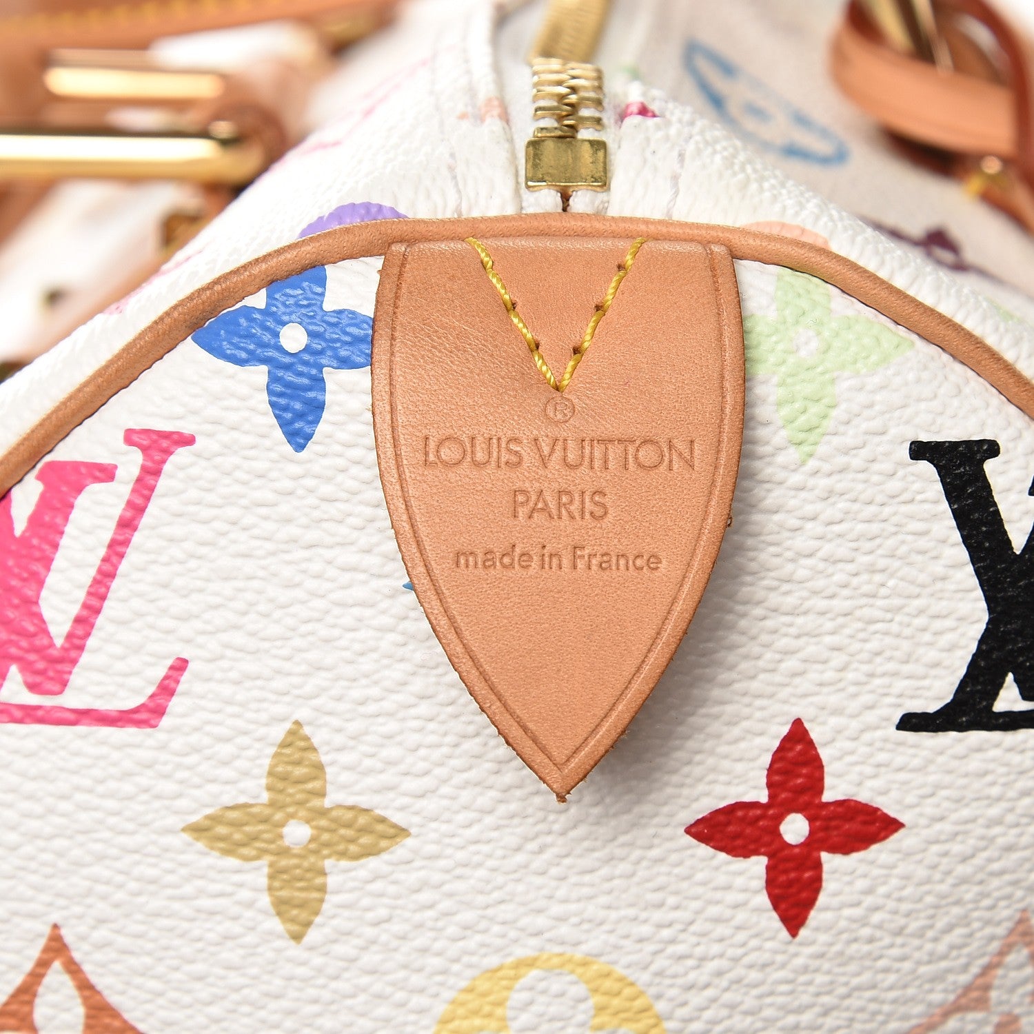Louis Vuitton Monogram Multicolor Speedy 30 White 6 of 6