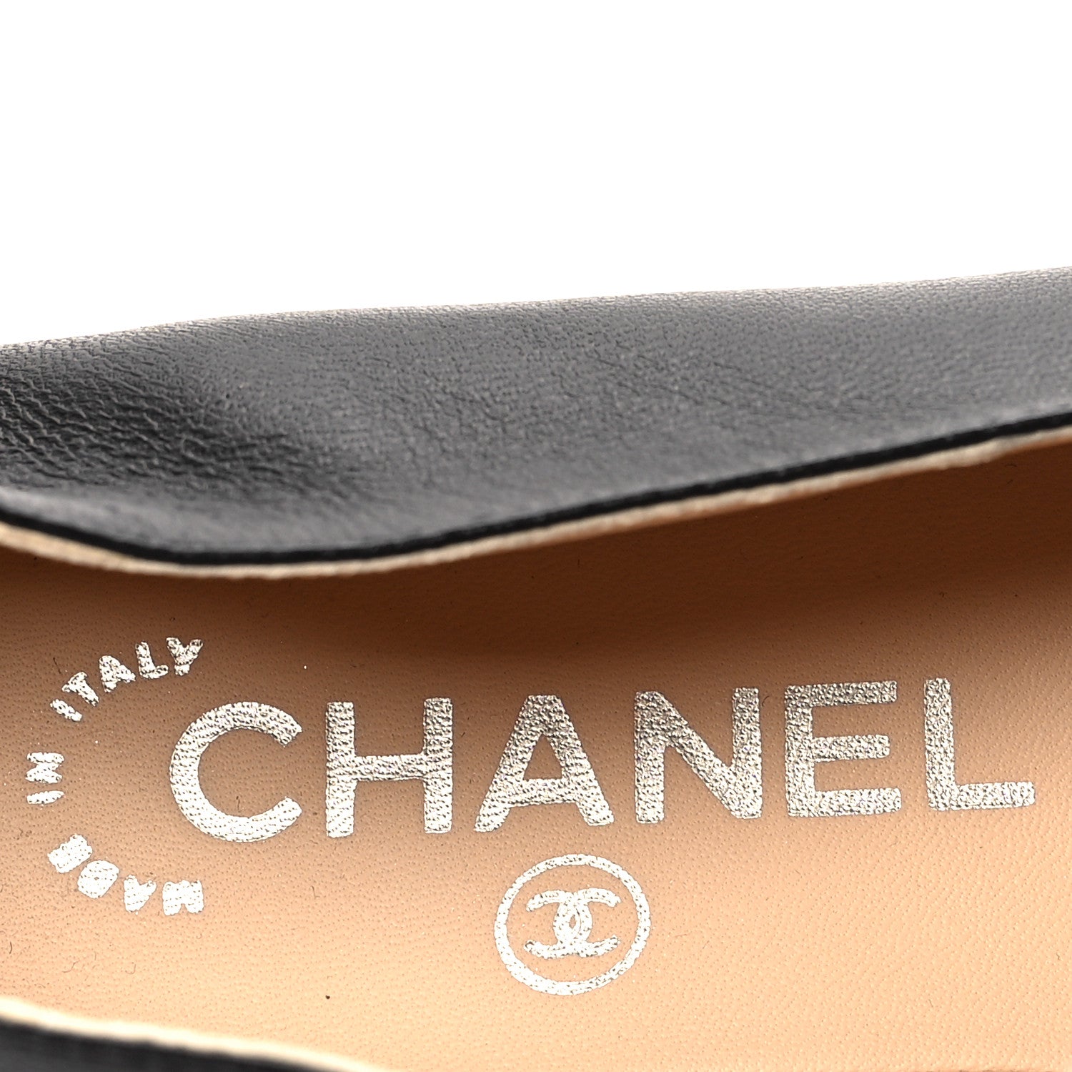 Chanel Lambskin CC Chain Mocassin Loafers 39 Black 8 of 8