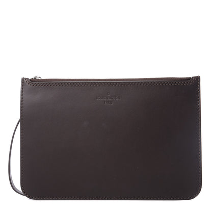 Louis Vuitton Calfskin Hina Pochette MM Brown 1 of 12