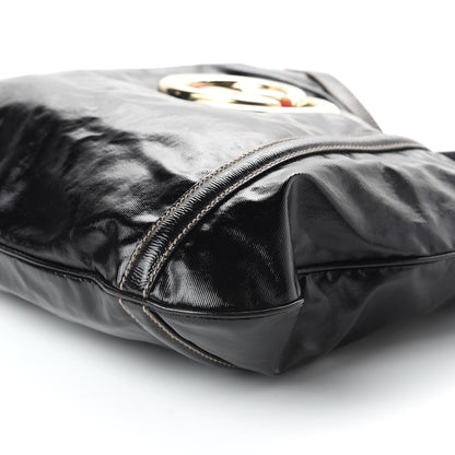 Gucci Dialux Medium Britt Shoulder Bag Black 7 of 10