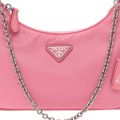 Prada Nylon Re-Edition 2005 Shoulder Bag Begonia 11 of 13