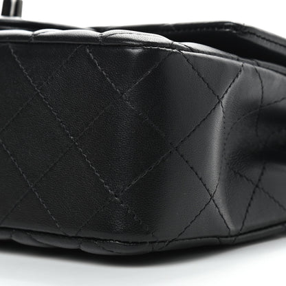 Chanel Lambskin Quilted Mini Rectangular Flap So Black 9 of 9