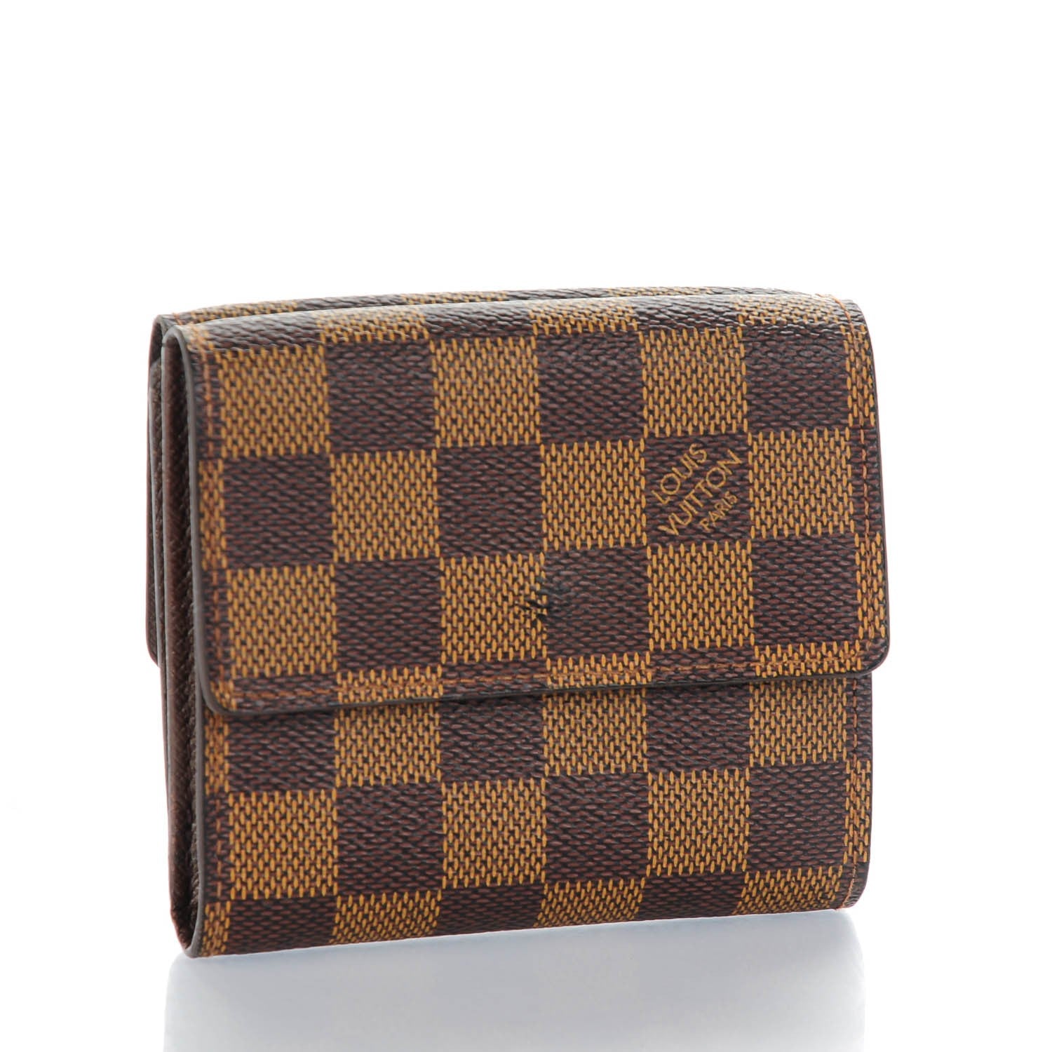 Louis Vuitton Damier Ebene Elise Wallet 3 of 8