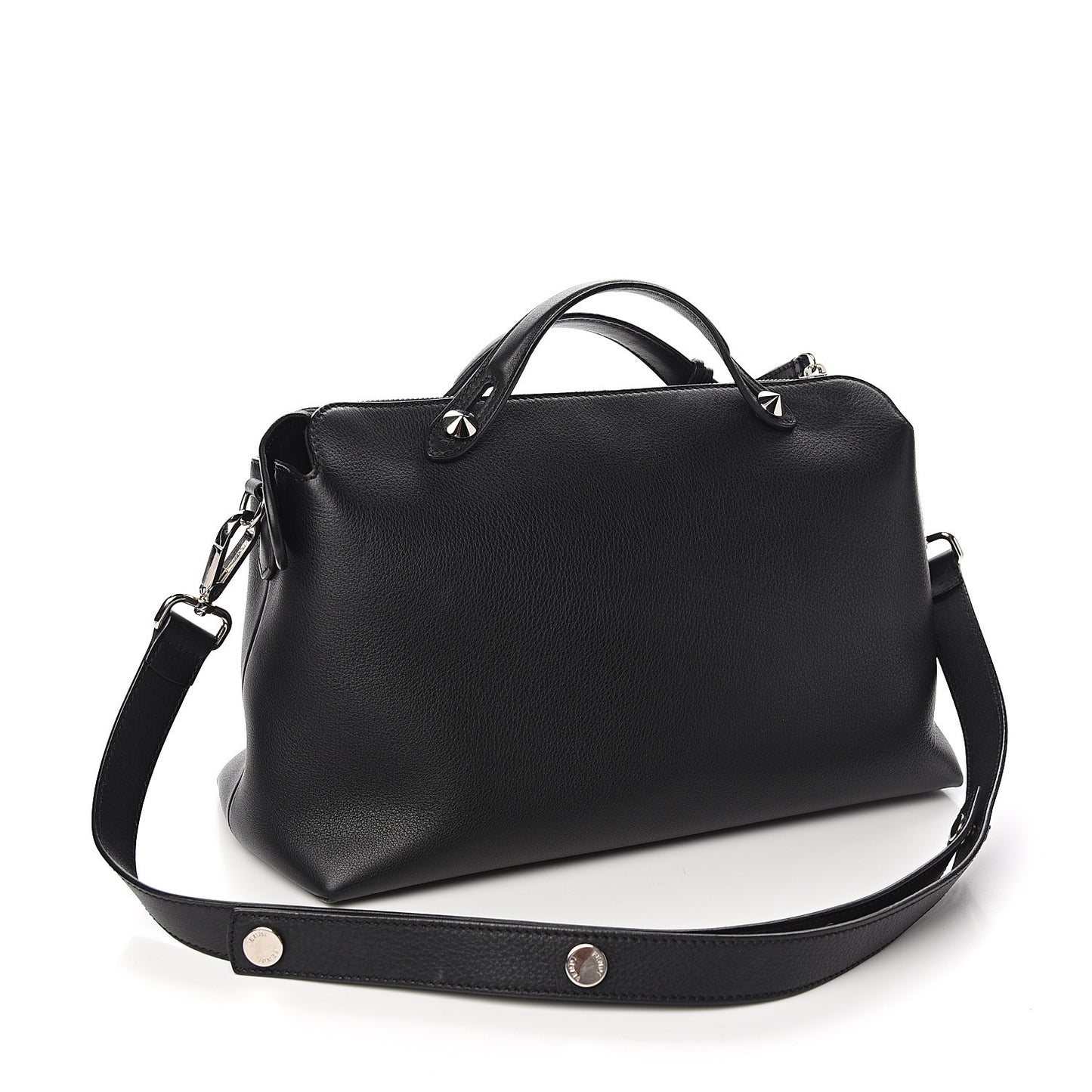 Vitello Dolce Marmol Large By The Way Boston Bag Black