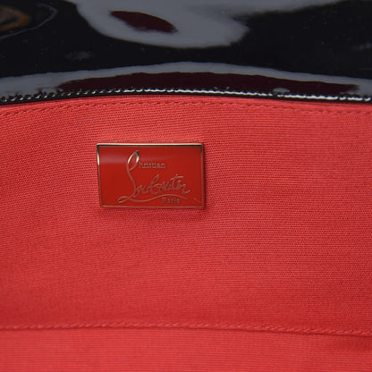Christian Louboutin Patent Pigalle Clutch Black 6 of 9