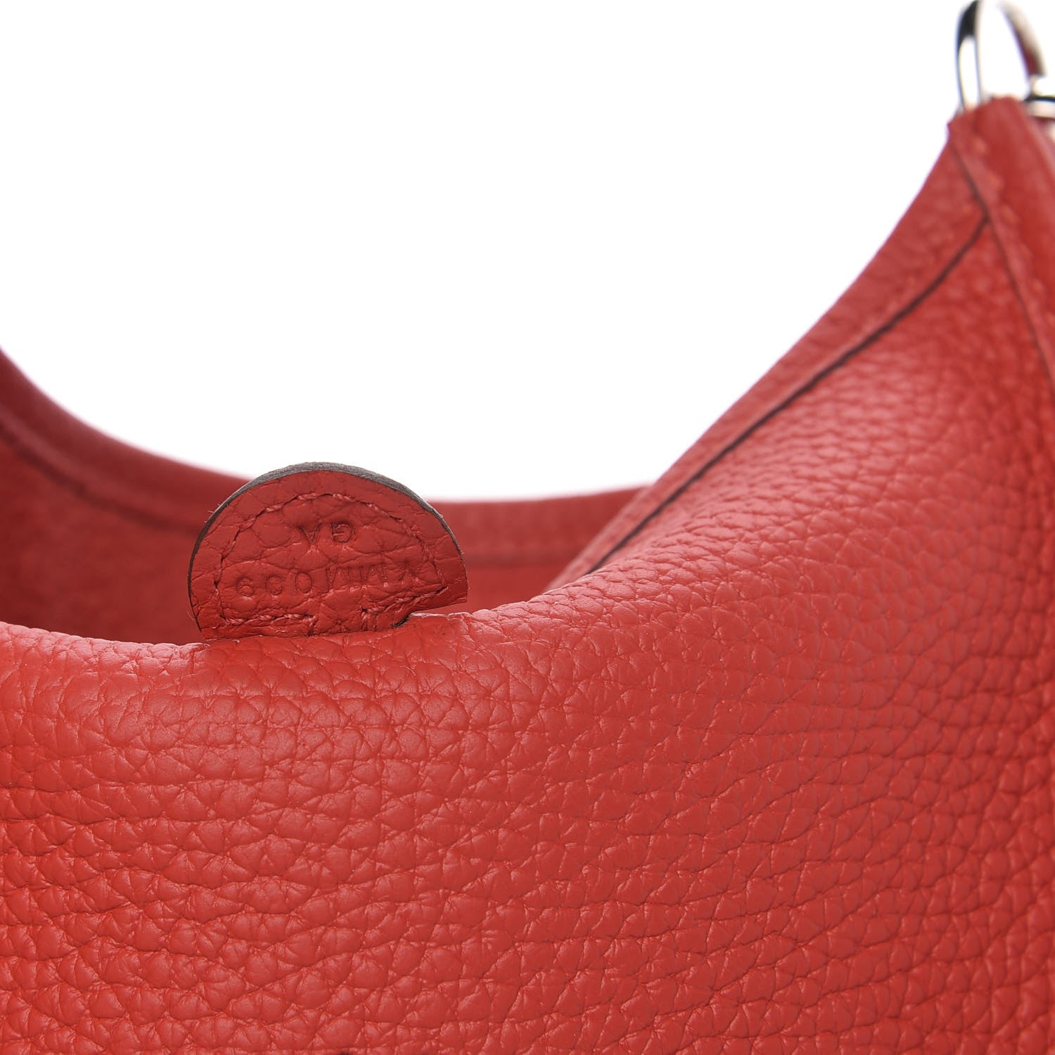Hermes Taurillon Clemence Evelyne TPM Rouge Tomate 7 of 10