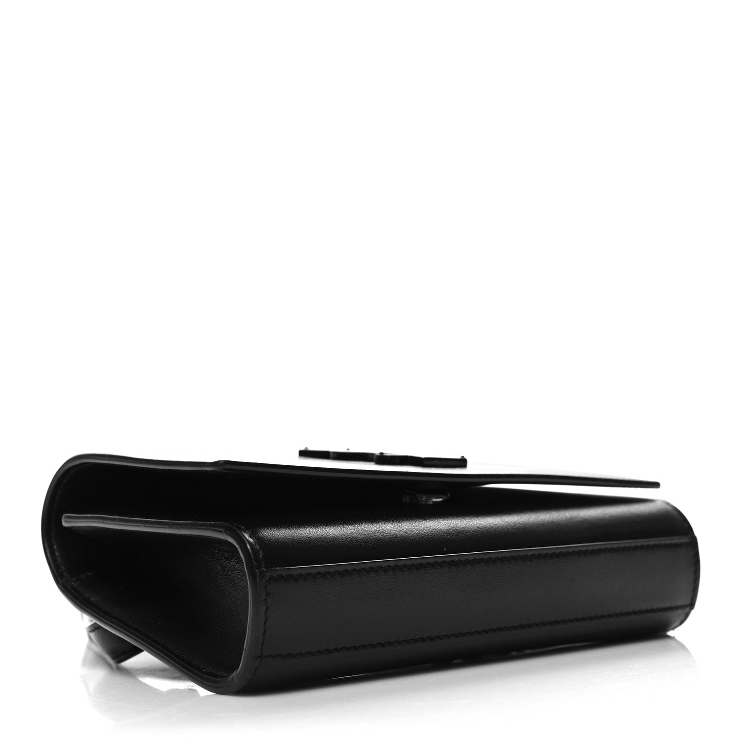 Saint Laurent Smooth Calfskin Monogram Kate Belt Bag Black 4 of 9