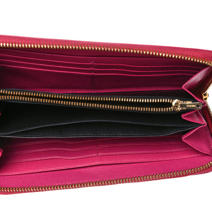 Loewe Calfskin Zip Around Wallet Pink 5 of 18