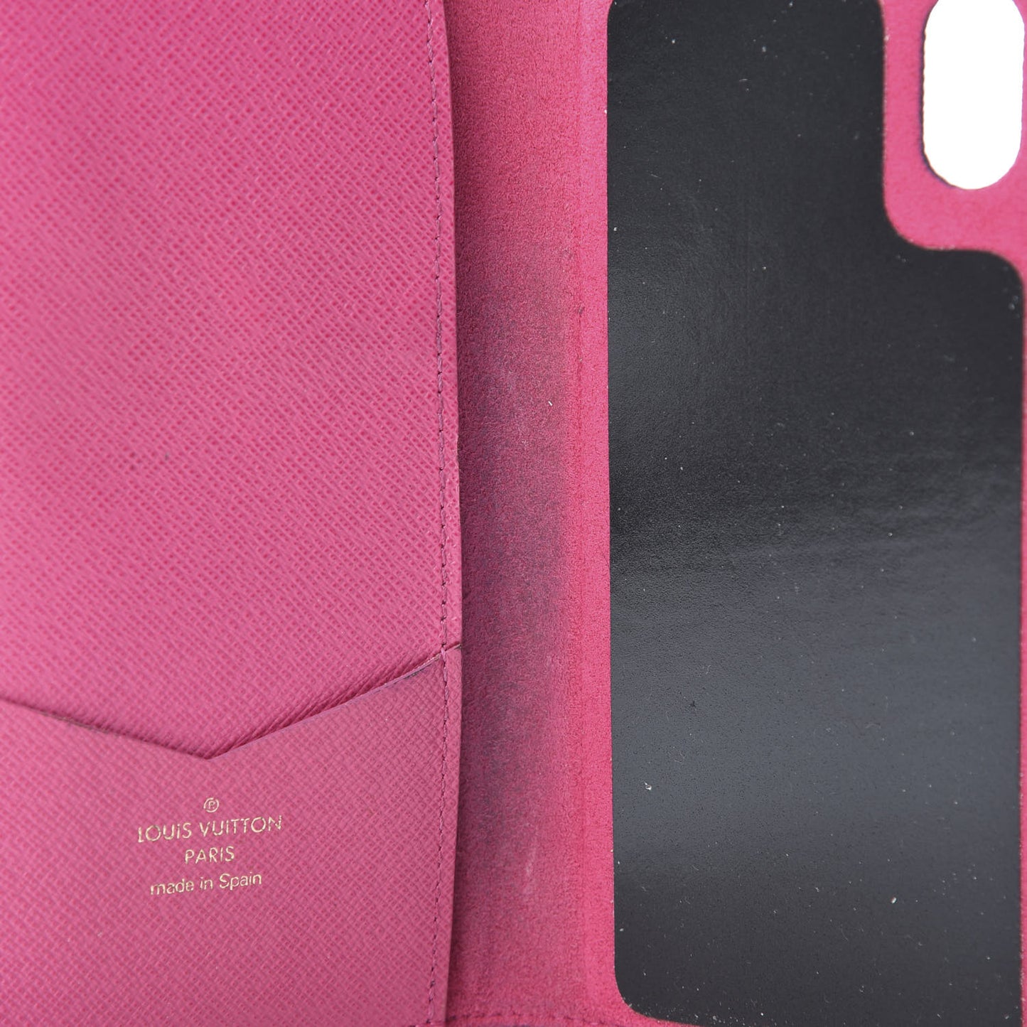 Monogram iPhone XS Max Folio Case Rose Pop