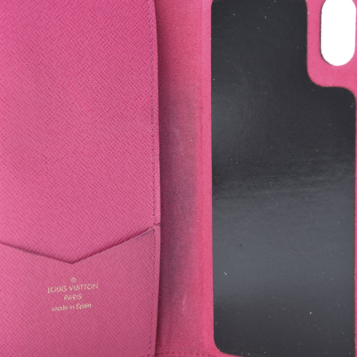 Louis Vuitton Monogram iPhone XS Max Folio Case Rose Pop 8 of 12