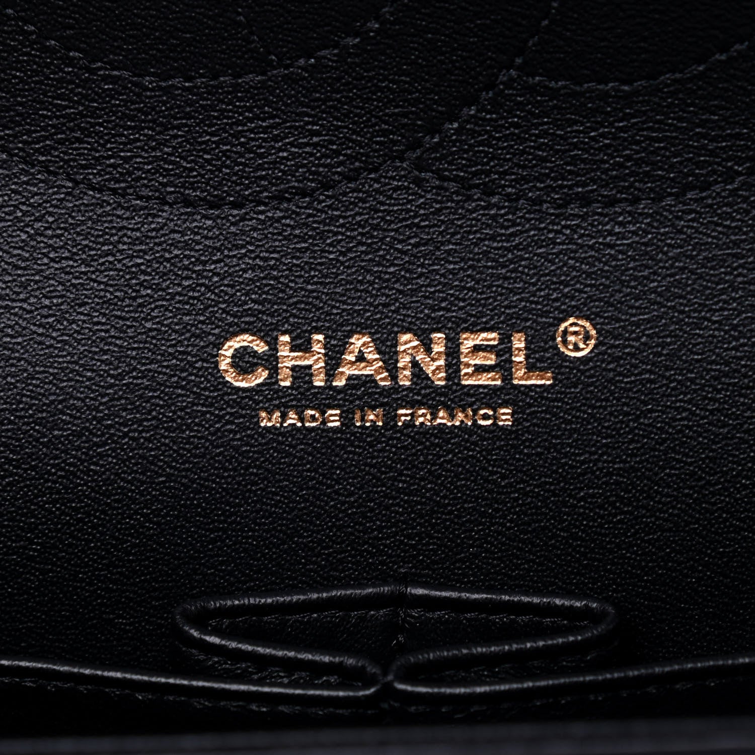 Chanel Lambskin Chevron Quilted Jumbo Double Flap Black 6 of 10