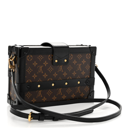 Louis Vuitton Monogram Petite Malle Black 3 of 11