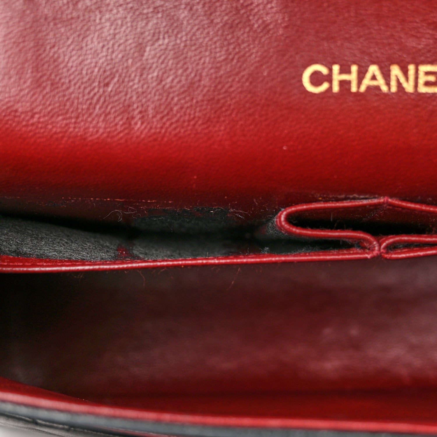 Chanel Lambskin Quilted Medium Double Flap Black 14 of 14