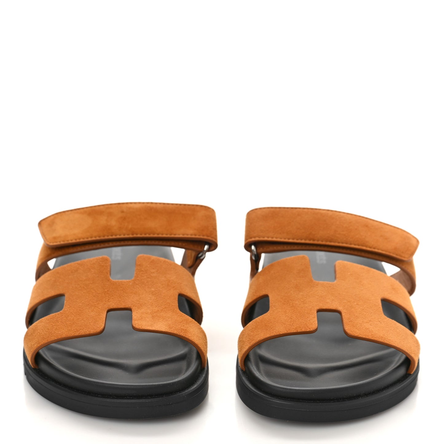 Suede Goatskin Womens Chypre Sandals 38 Naturel