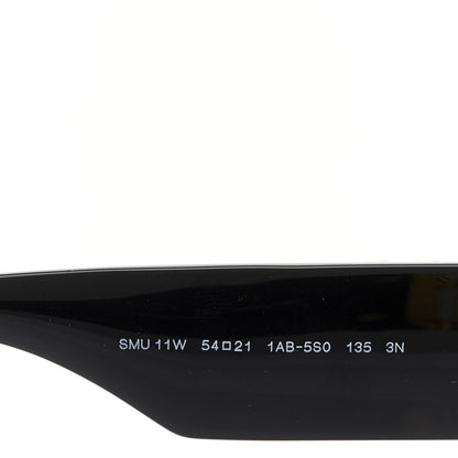 Miu Miu Acetate Oval Glimpse Sunglasses SMU11W Black 11 of 16