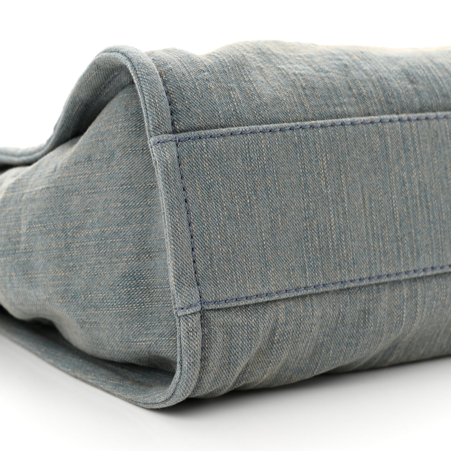 Denim Small Deauville Tote Light Blue