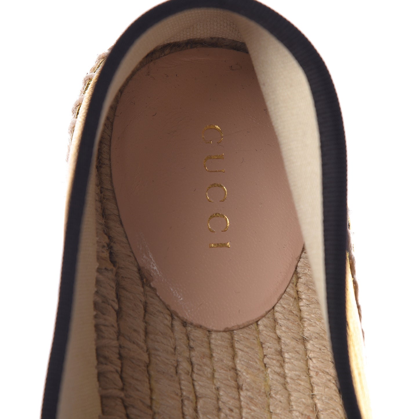 Metallic Calfskin Sylvie Platform Espadrilles 39.5 Gold