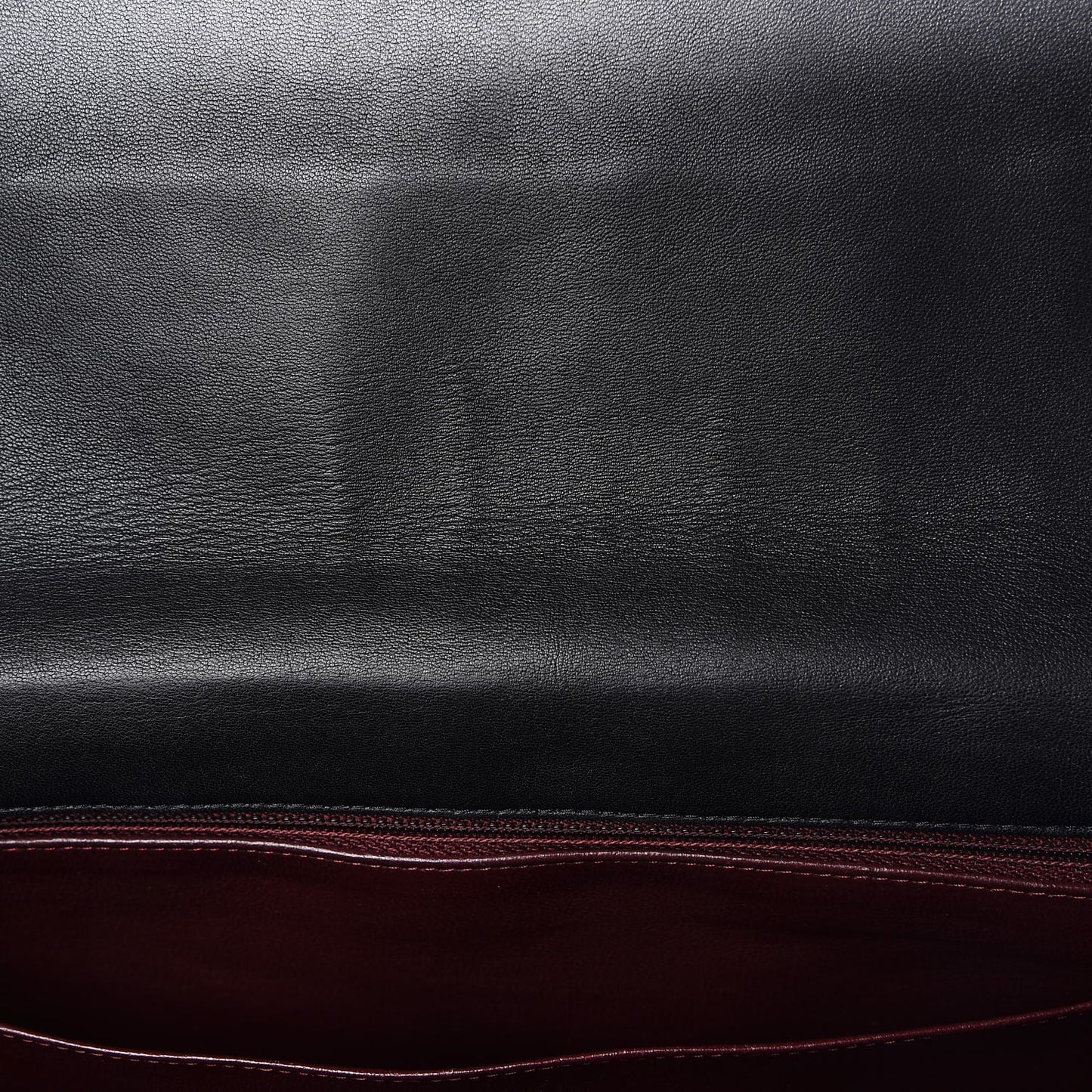 Lambskin Quilted Maxi Single Flap Black