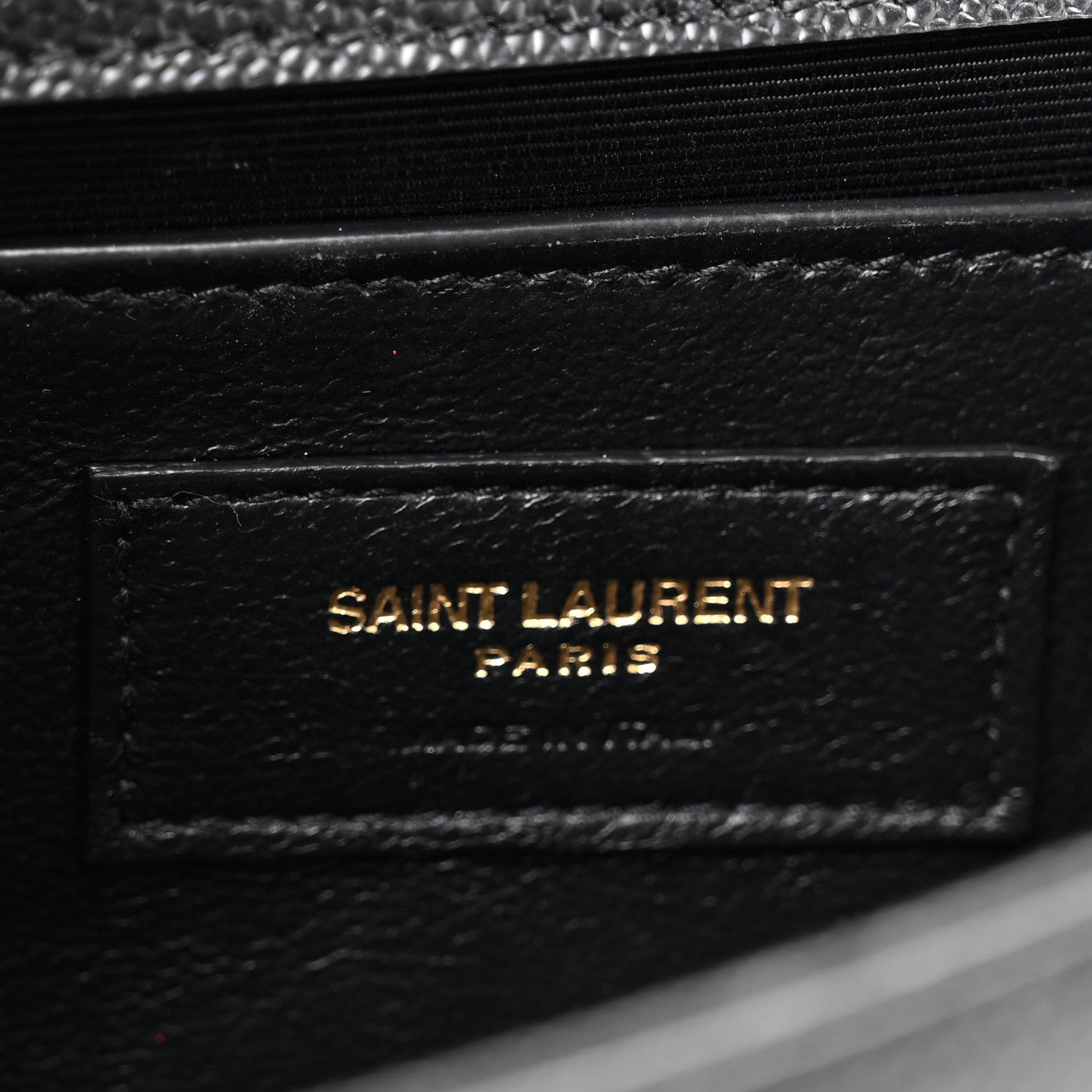 Saint Laurent Grain De Poudre Small Monogram Kate Satchel Black 6 of 12