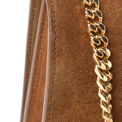 Saint Laurent Suede Small Classic Monogram Kate Tassel Satchel Light Ochre 17 of 21