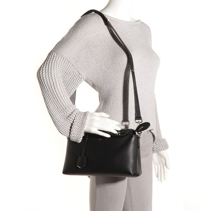 Fendi Vitello Dolce Marmol Medium By The Way Boston Bag Black 2 of 11
