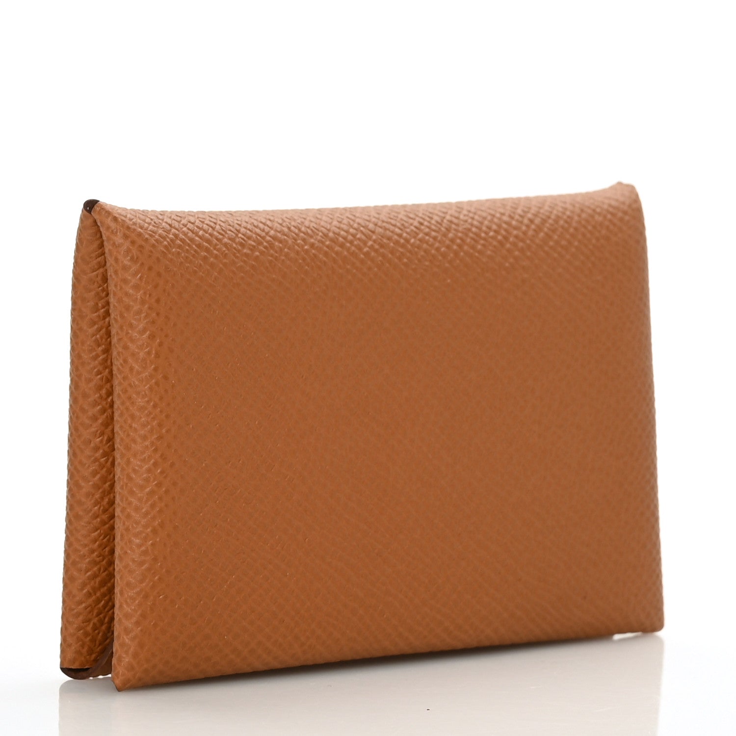 Hermes Epsom Calvi Card Case Gold 3 of 8