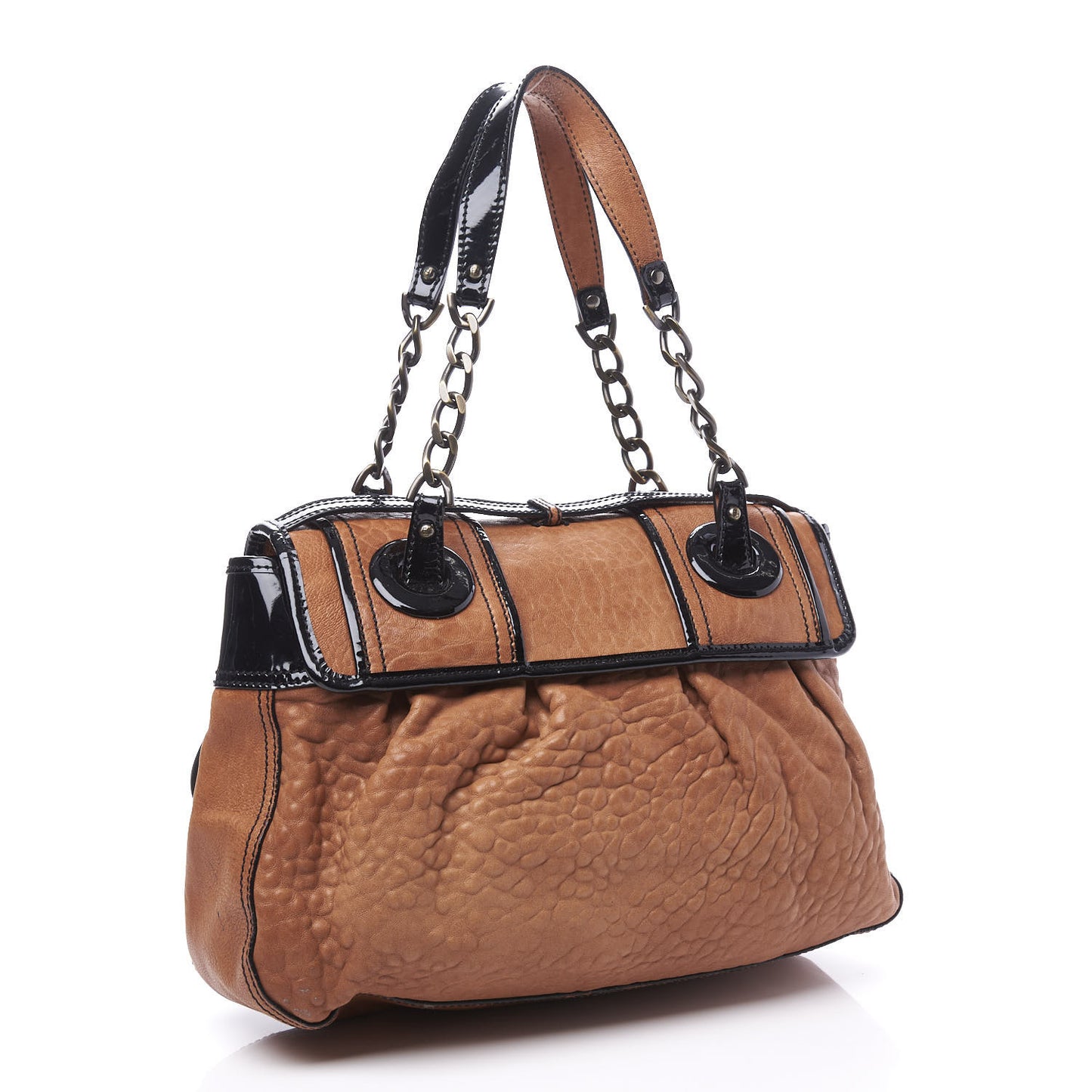 Nappa Patent B Bag Osso Black