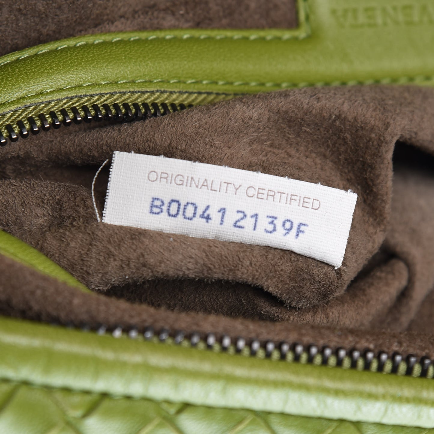 Nappa Intrecciato Large Veneta Hobo Assenzio