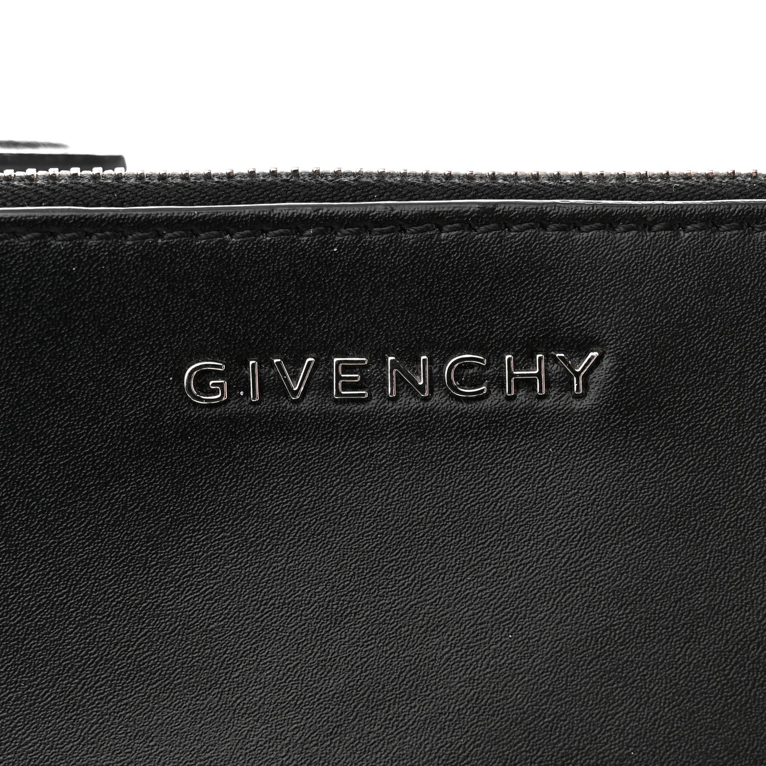 Givenchy Calfskin Logo Debossed Medium Shopper Tote Black 7 of 15