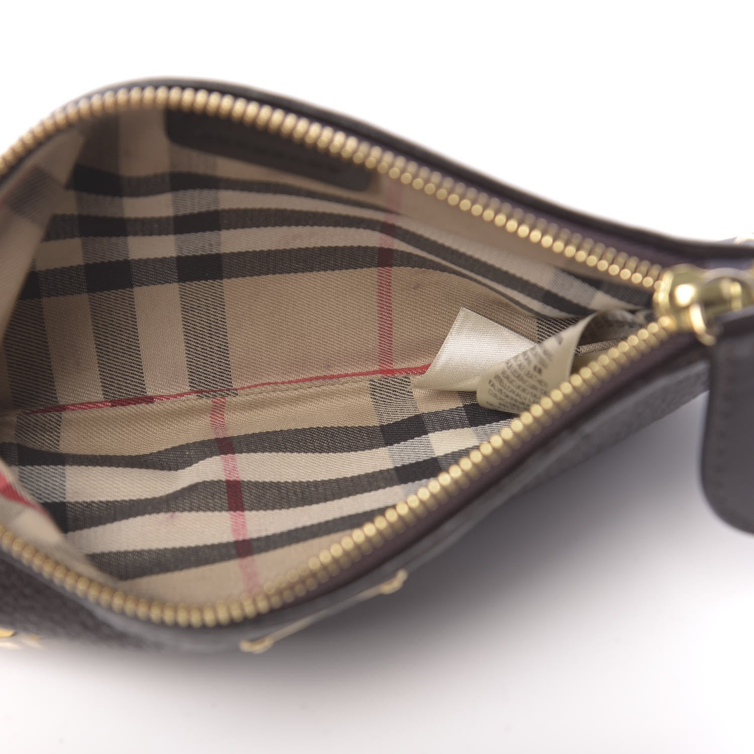 Burberry Grainy Calfskin Chain Pochette Dark Brown 5 of 11