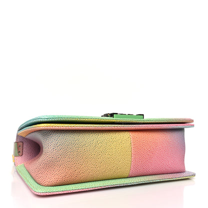 Chanel Caviar Quilted Medium Cuba Rainbow Boy Flap Multicolor 4 of 10