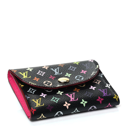 Louis Vuitton Monogram Multicolor Business Card Holder Black Grenade 3 of 4