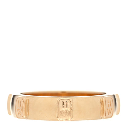 Harry Winston 18K Yellow Gold Diamond HW Logo Single Diamond Band Ring 53 6.25 3 of 7