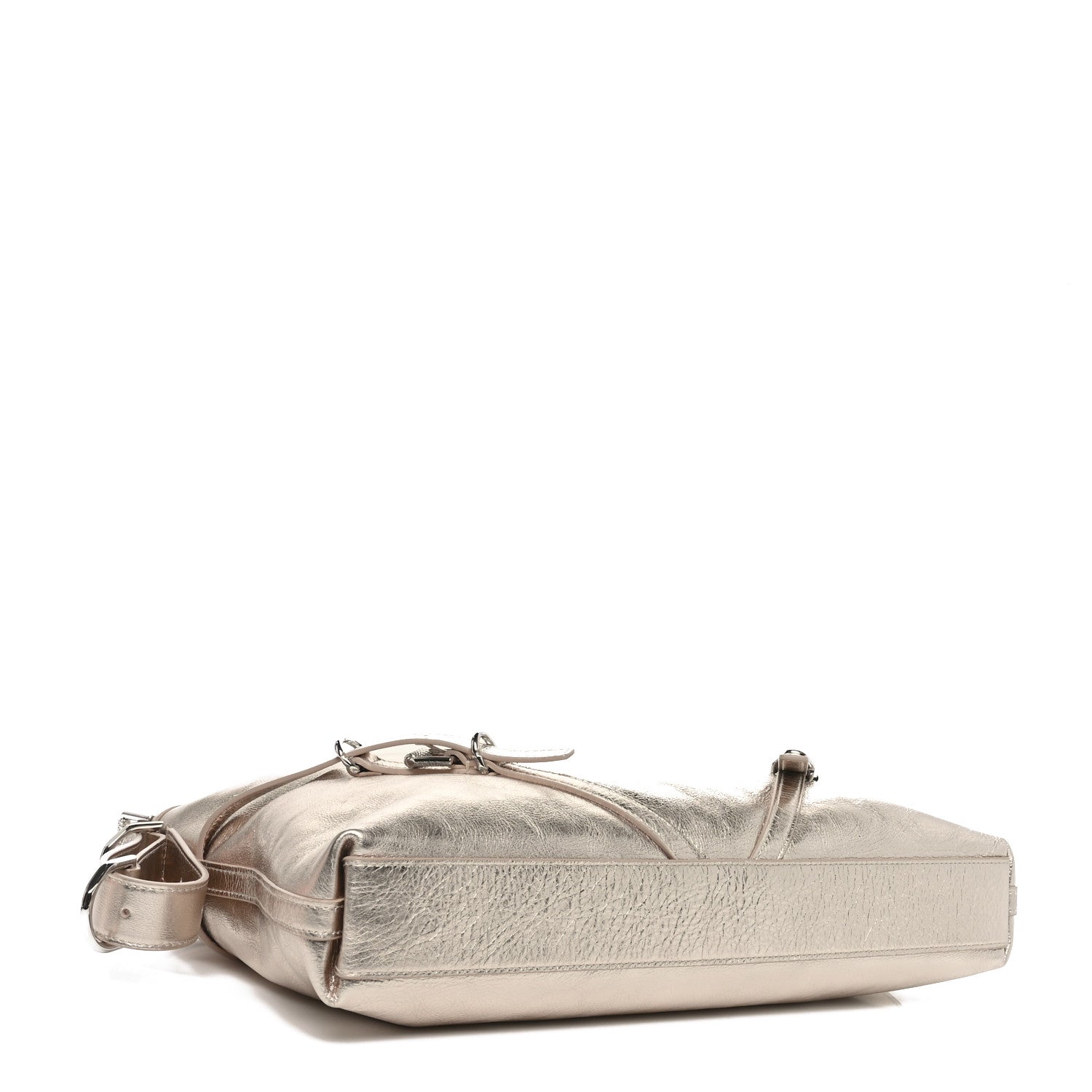 Givenchy Metallic Calfskin Medium Voyou Bag Dusty Gold 4 of 10