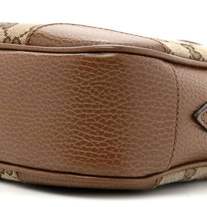 Gucci Monogram Mini Bree Messenger Bag Beige Tabacco 8 of 21