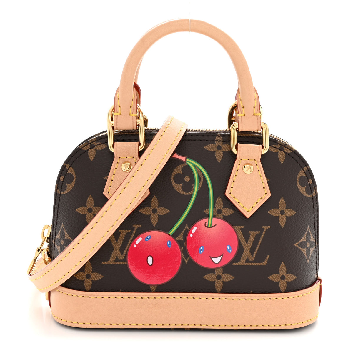 Louis Vuitton LV X TM Monogram Cerises Nano Alma 1 of 9