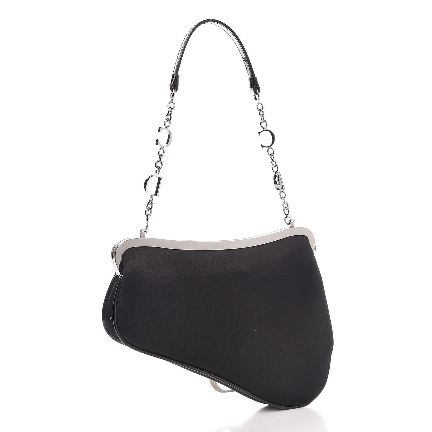 Nylon Mini Saddle Bag Black
