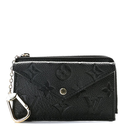 Louis Vuitton Empreinte Recto Verso Card Holder Black 1 of 8