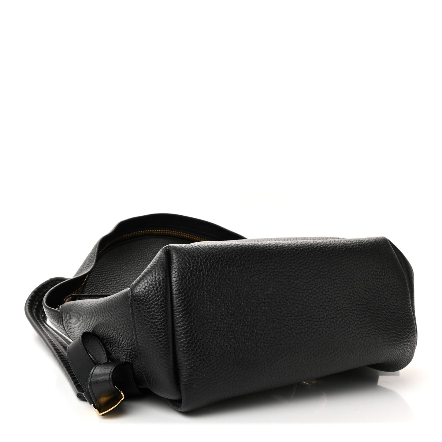 Grained Calfskin Buckley Backpack Black