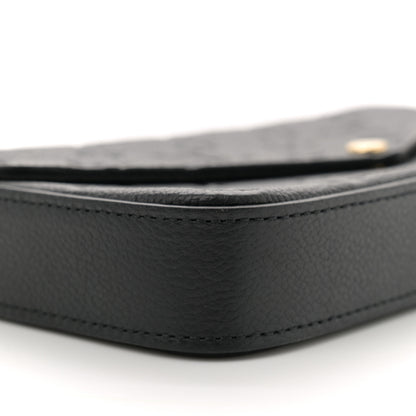 Louis Vuitton Empreinte Pochette Felicie Chain Wallet Black 9 of 11