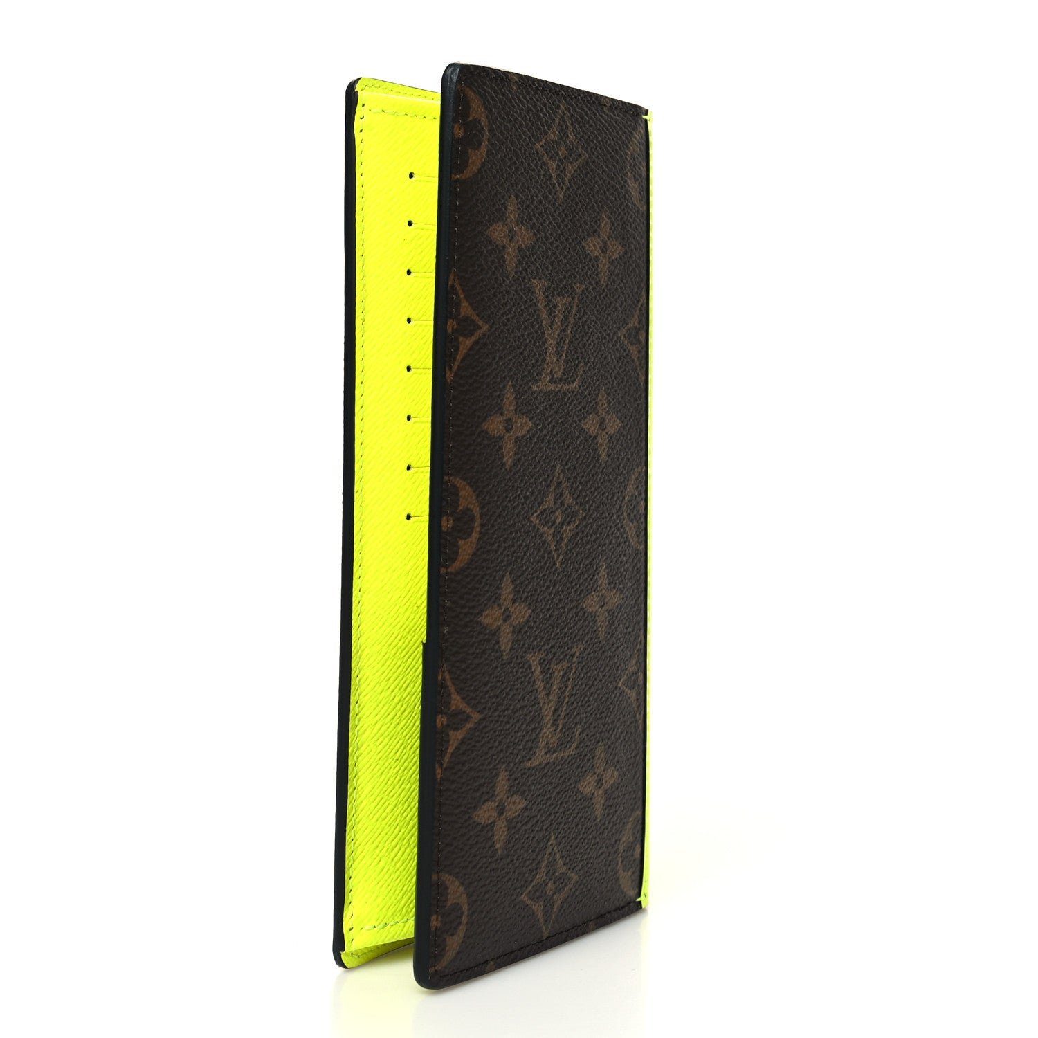 Louis Vuitton Monogram Macassar Brazza Wallet Florescent Yellow 3 of 9