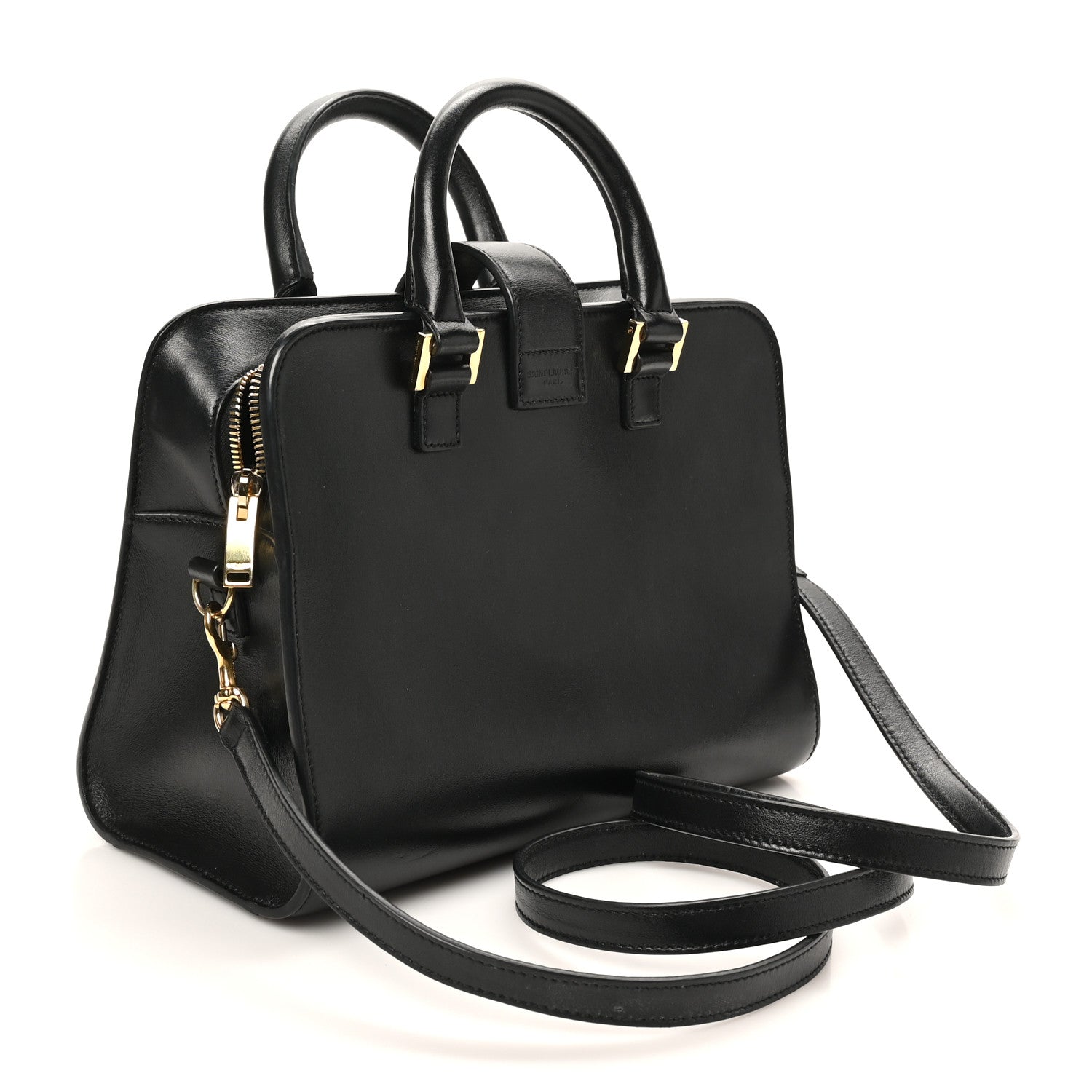Saint Laurent Calfskin Monogram Baby Cabas Black 3 of 10