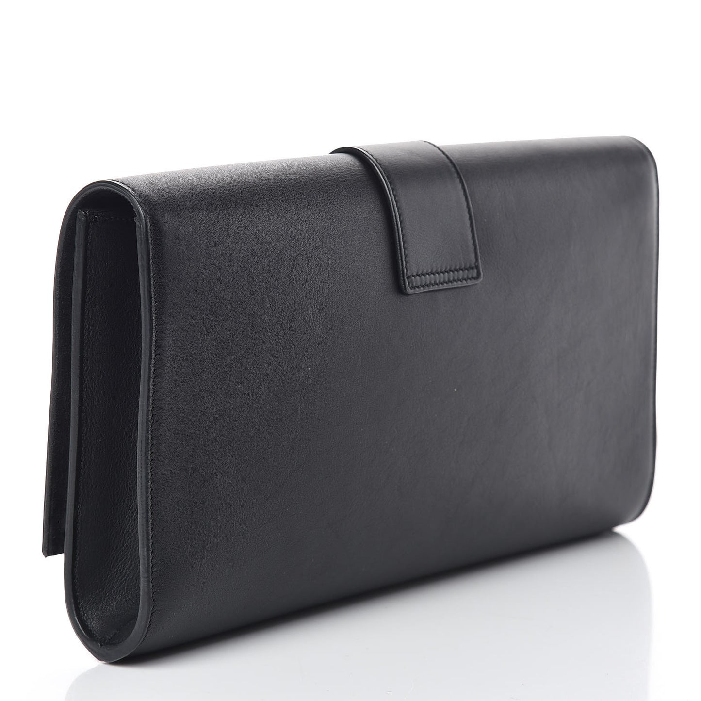 Calfskin Classic Y Ligne Clutch Black
