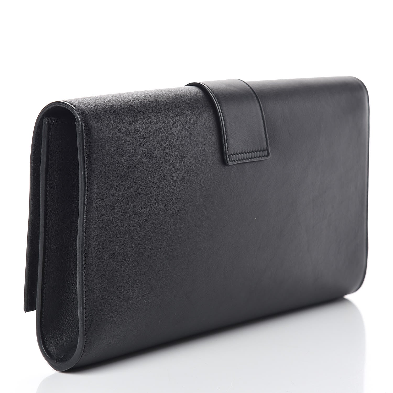 Saint Laurent Calfskin Classic Y Ligne Clutch Black 3 of 14