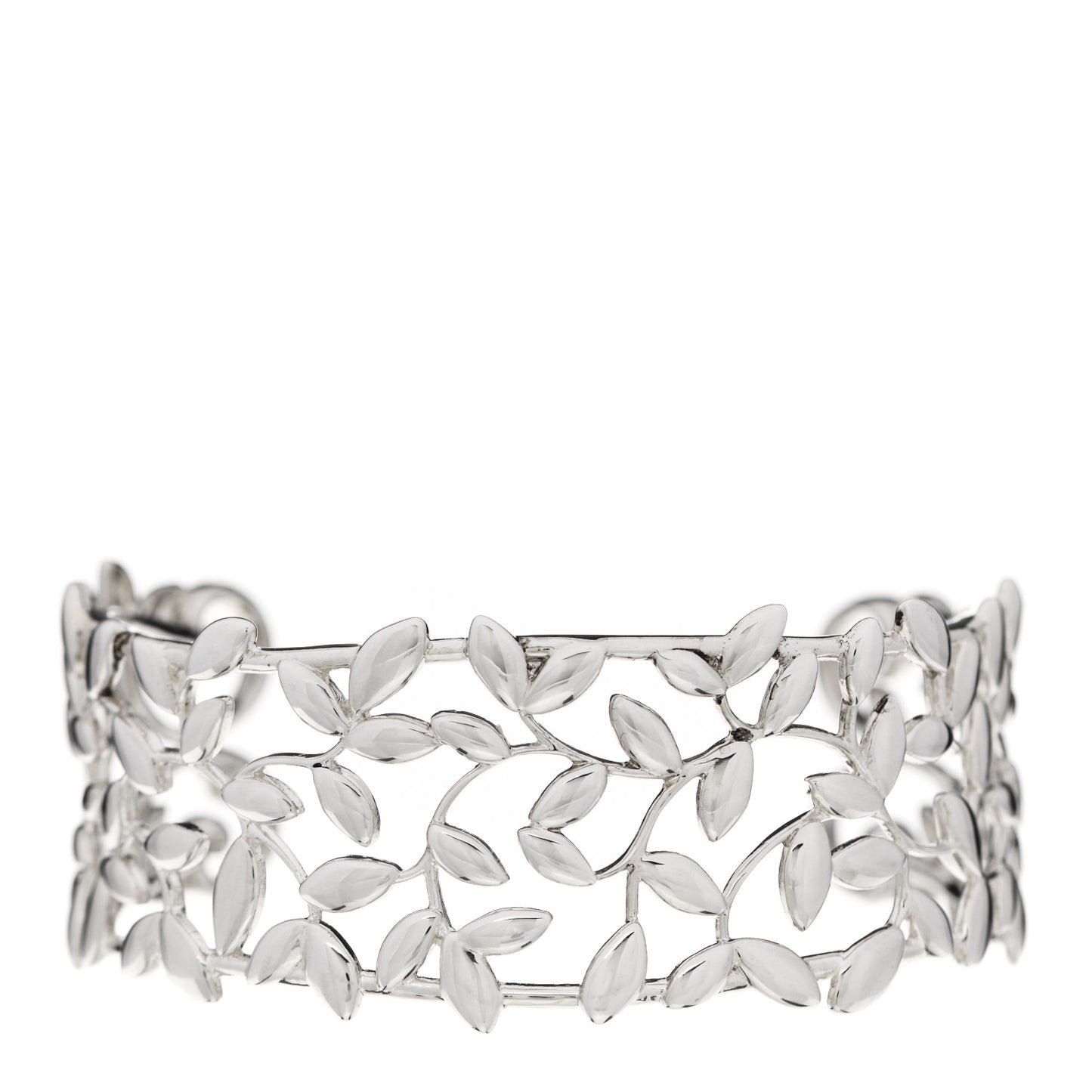 Sterling Silver Paloma Picasso Olive Leaf Cuff Bracelet