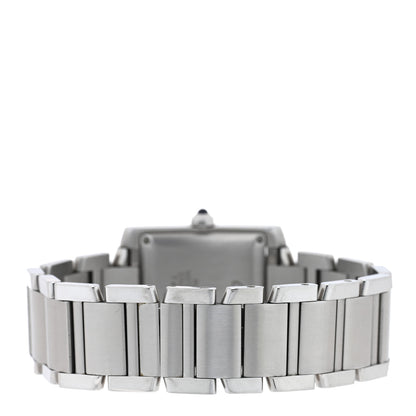 Cartier Stainless Steel 28mm Tank Francaise Automatic Watch 3 of 4