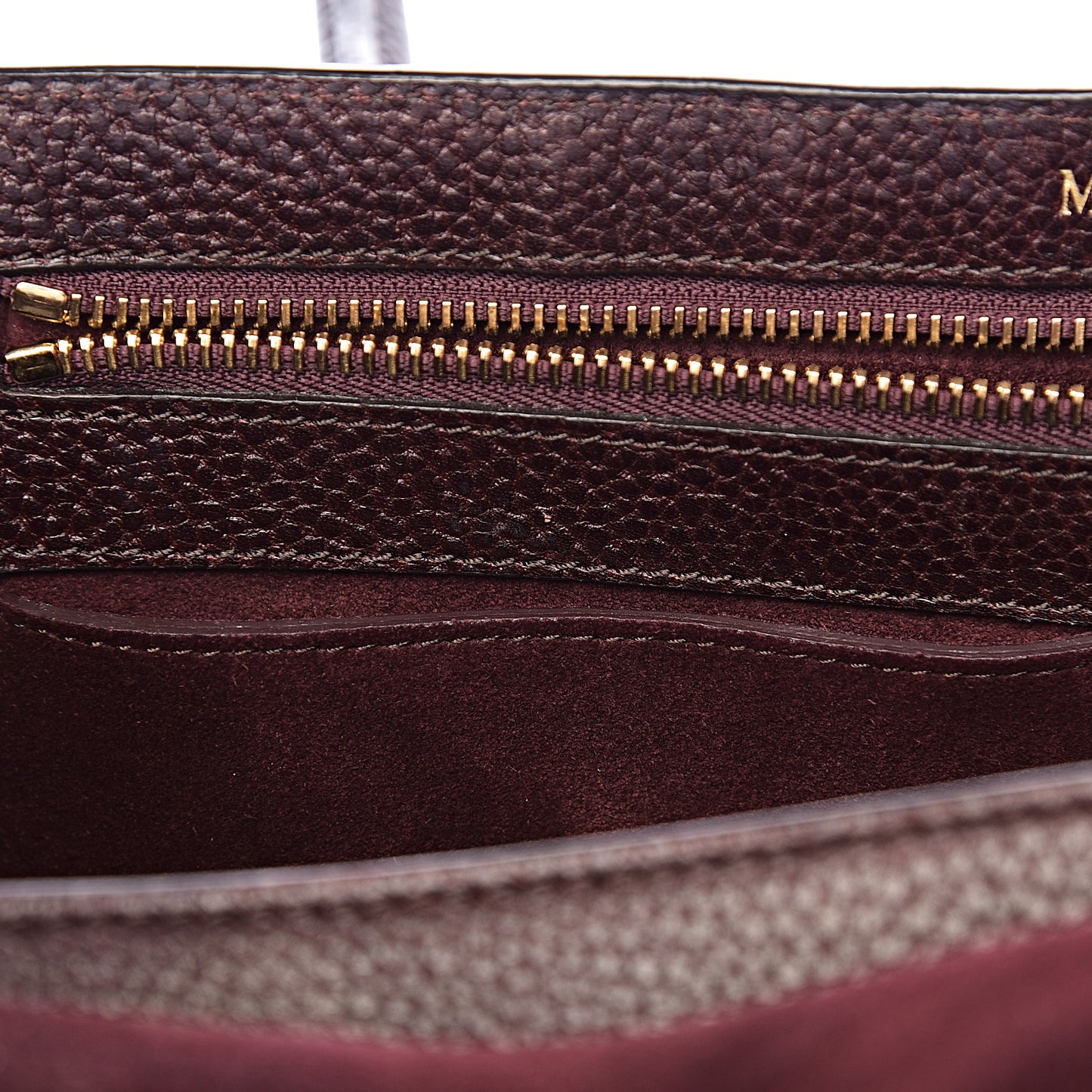 Grain Vegetable Tanned Calfskin Bayswater Oxblood