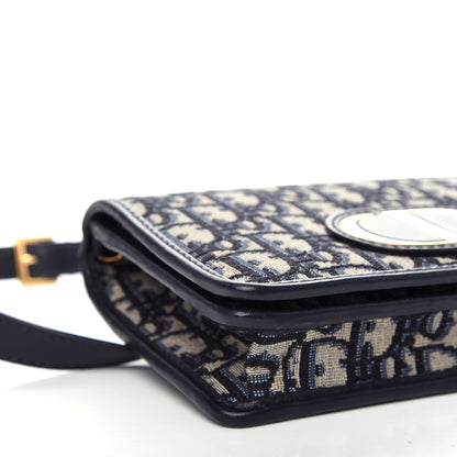 Christian Dior Oblique 30 Montaigne 2-In-1 Pouch Blue 7 of 10