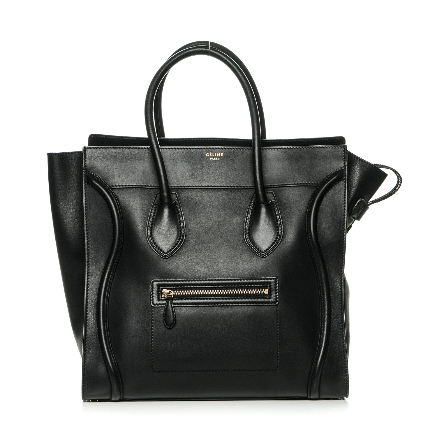 Celine Smooth Calfskin Medium Luggage Black 1 of 6